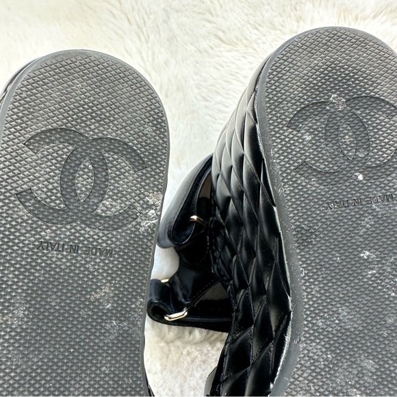 CHANEL women platform sandals size 35 EU Authentic Retail 2200$ - Picture 11 of 13